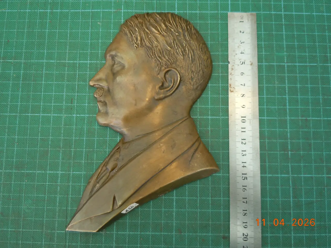 Billede 4 - Bronzerelief af A.H. 1930erne.