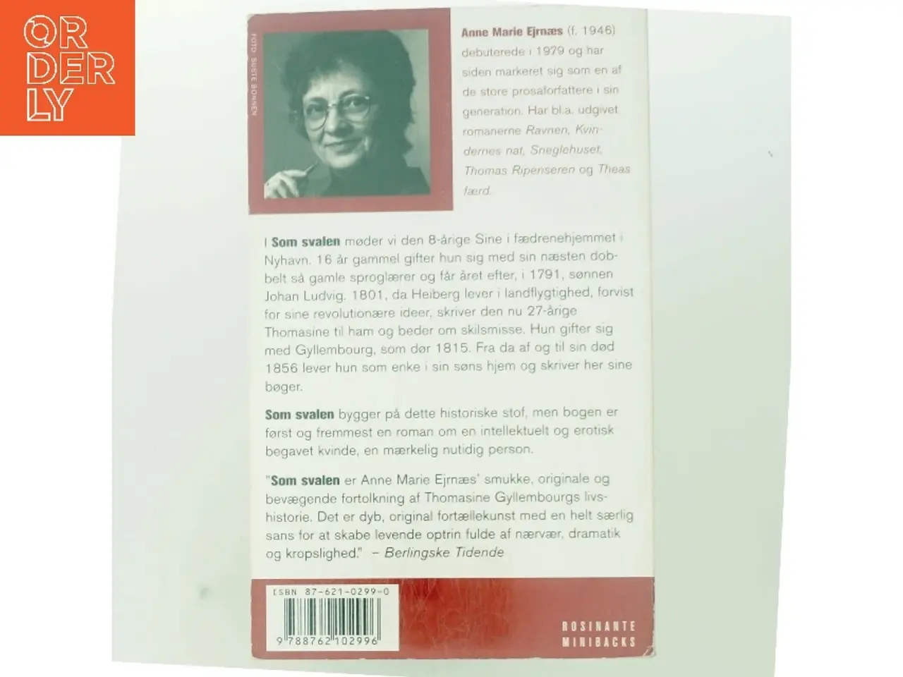 Billede 3 - Som svalen : roman af Anne Marie Ejrnæs (Bog)