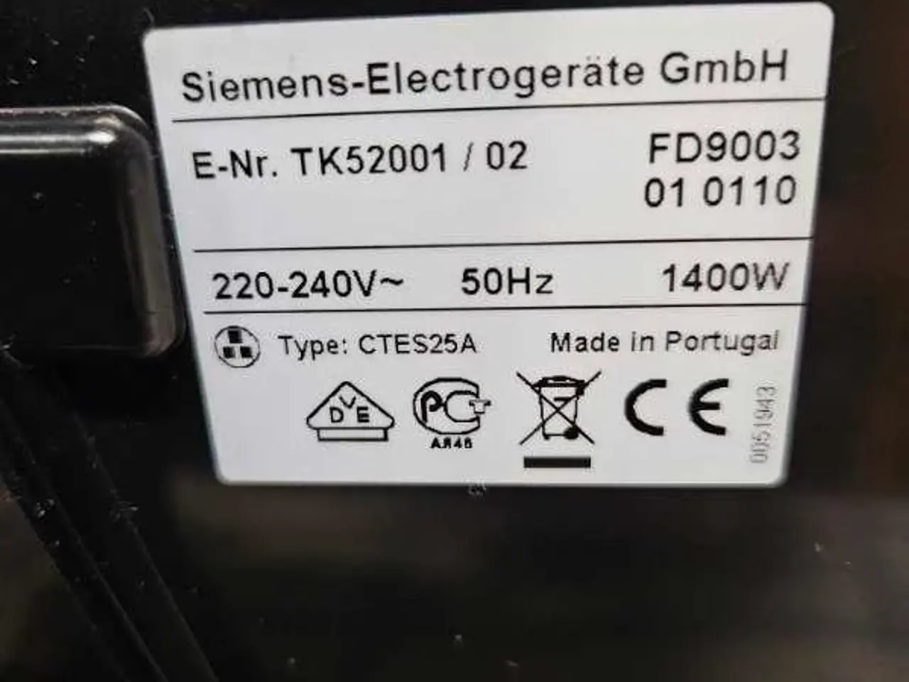 Billede 2 - Simens espresso maskine 