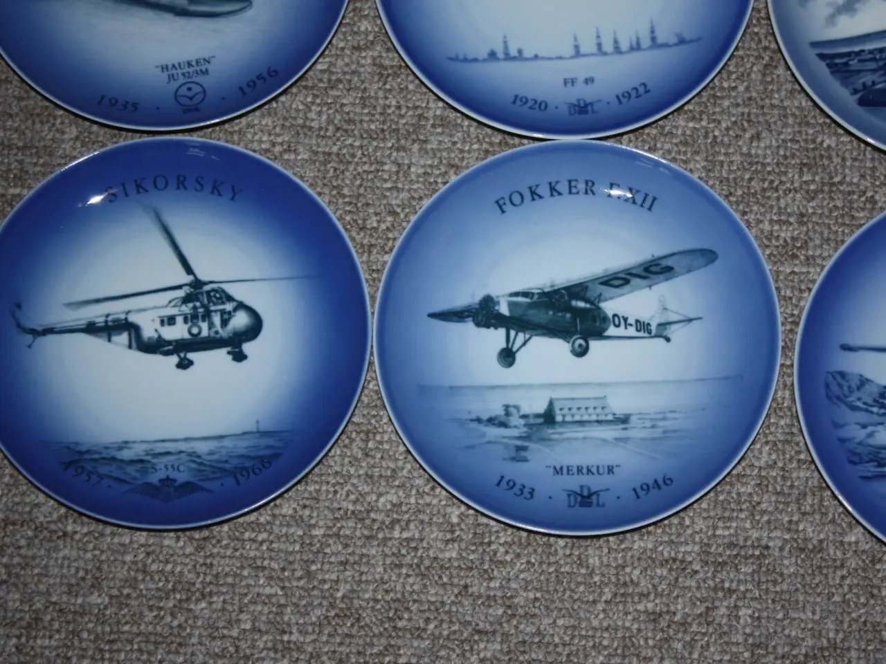 Billede 3 - Flyplatte fra Royal Copenhagen og Bing & Grøndahl 