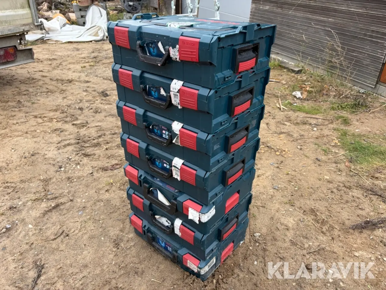 Billede 3 - Opbevaringskasser Bosch uden indhold 7 styk
