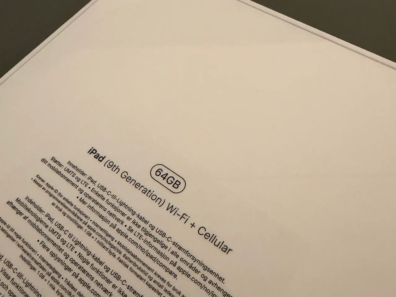 Billede 3 - Apple iPad (9. generation) 64gb wifi og cellular