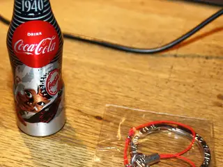1 stk. aluminium Mini Coca Cola Flaske 1940