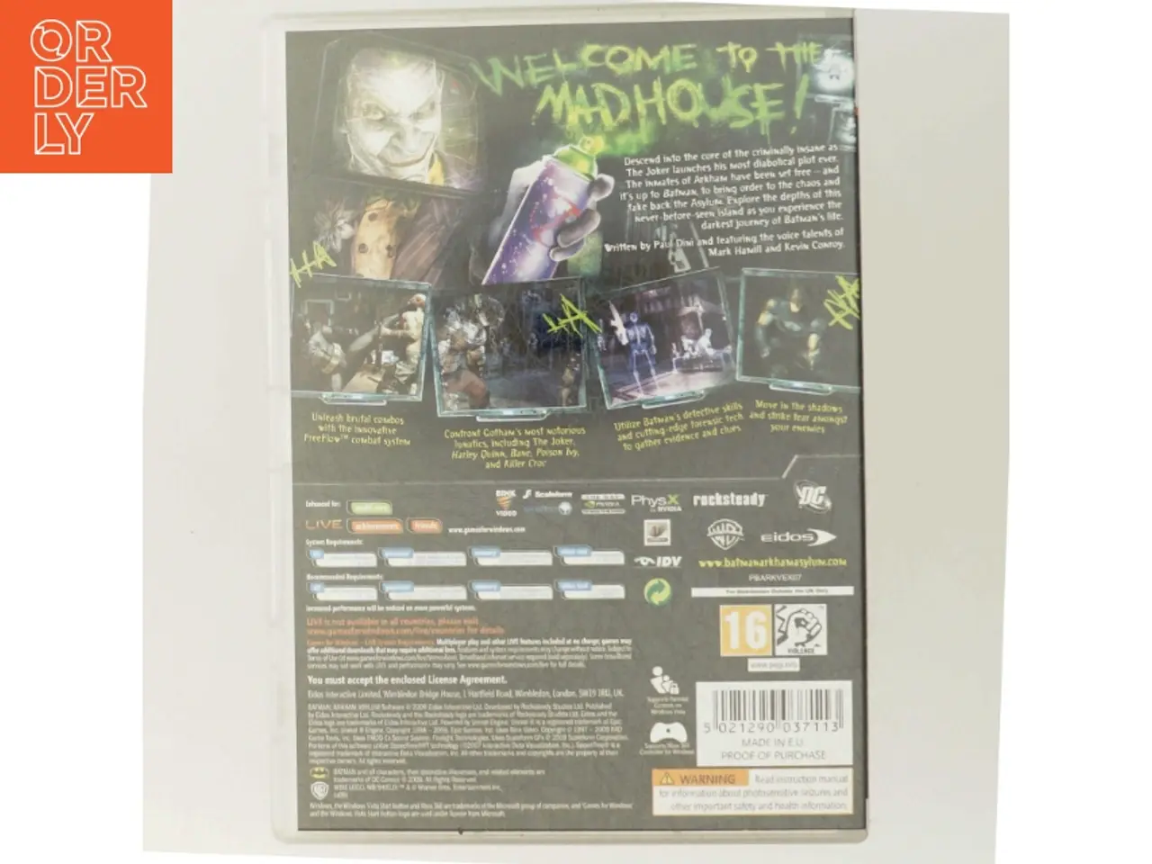 Billede 3 - Batman: Arkham Asylum PC spil fra Rocksteady Studios