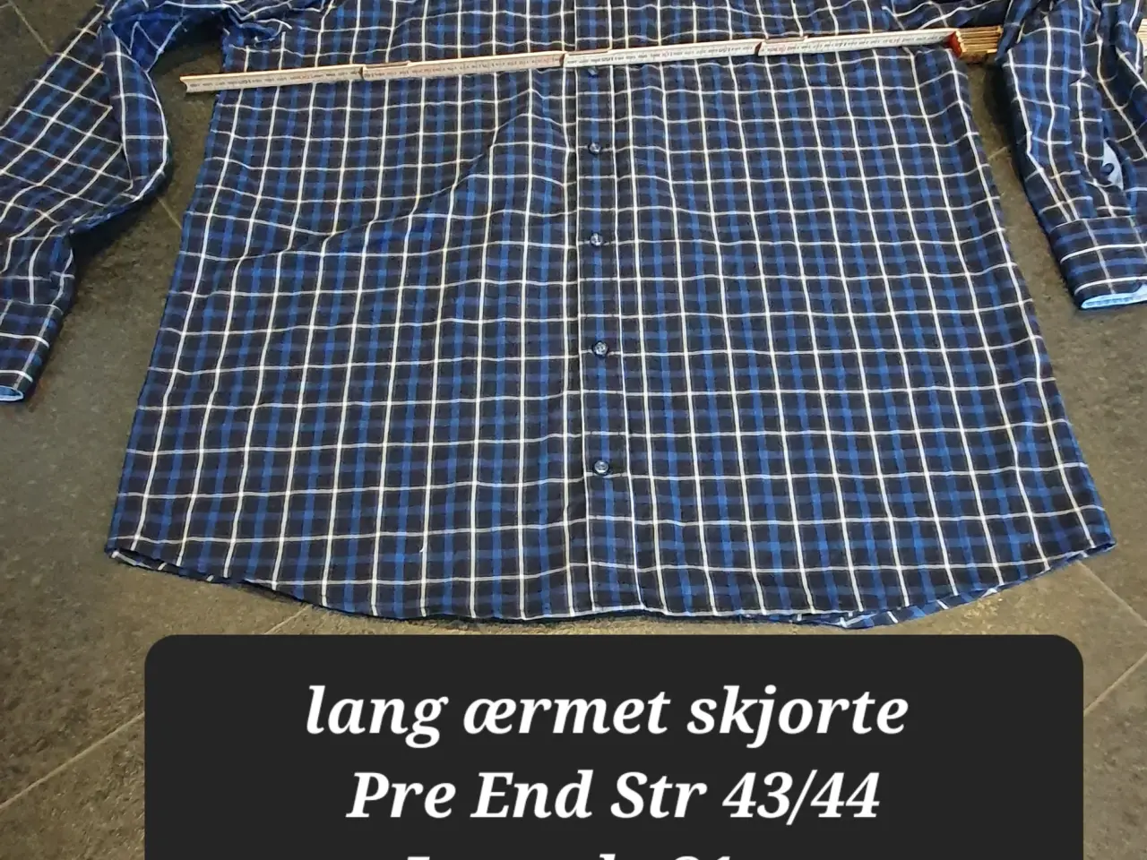 Billede 1 - Lang ærmet skjorte str 43/44