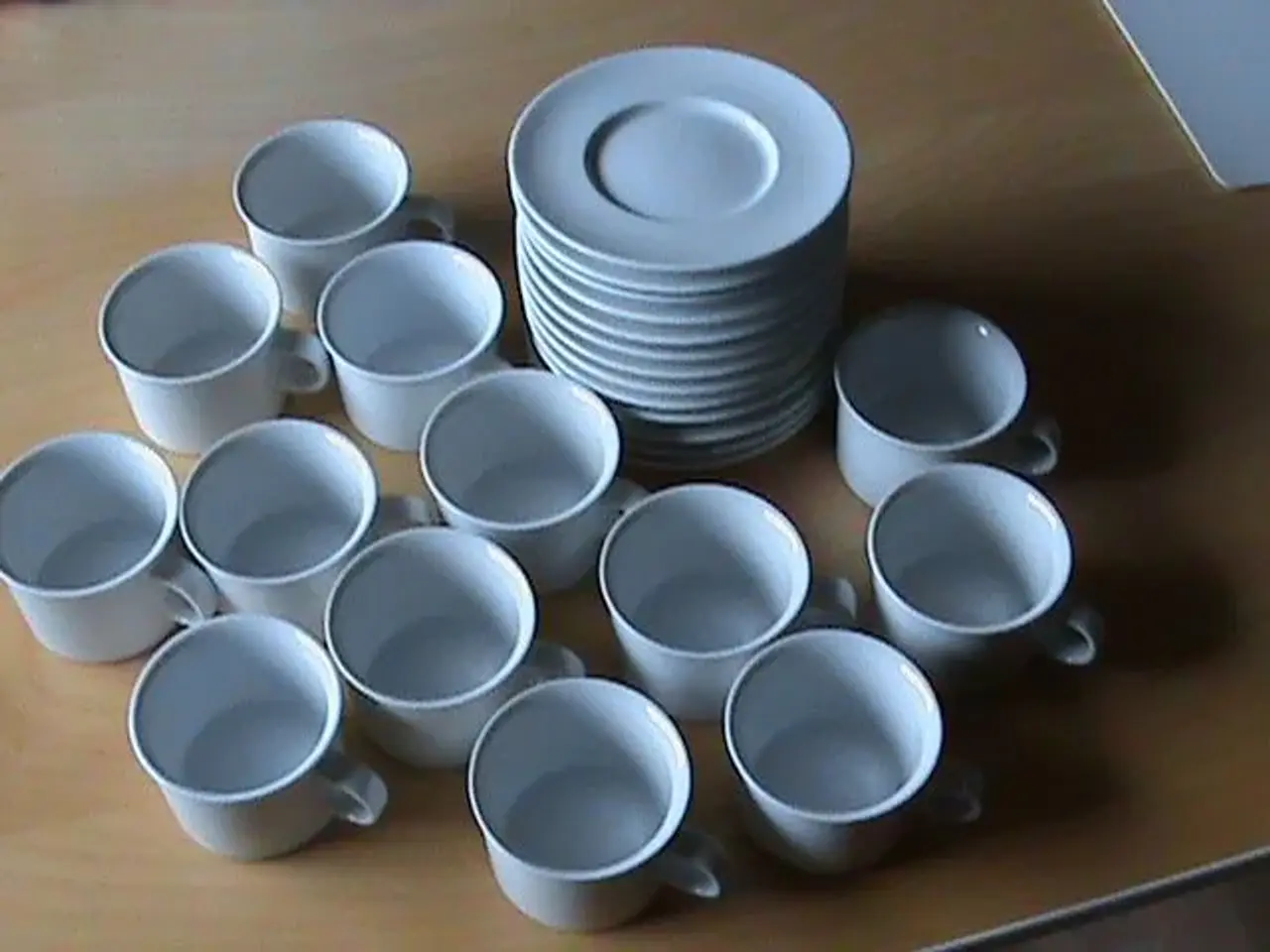 Billede 1 - Kopper m/underkop Hvid Domino, Royal Copenhagen