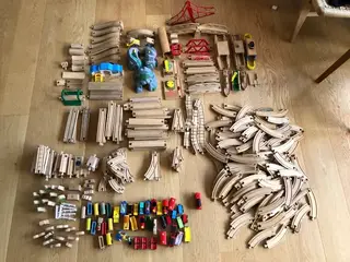 Kæmpe brio togbane og tilbehør