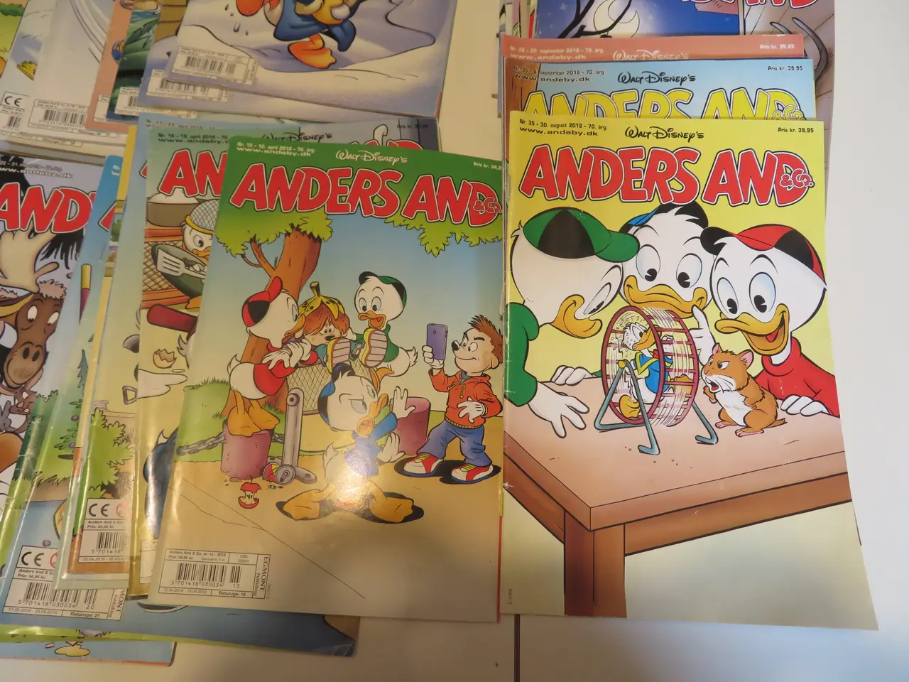 Billede 4 - Anders And blade 2018, komplet. Er som nye.