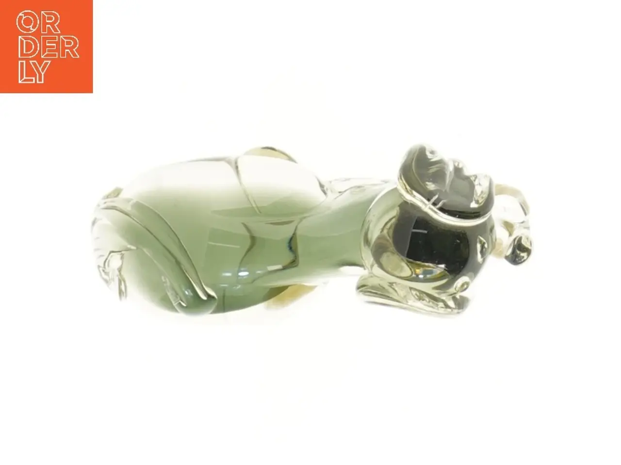 Billede 3 - Glasdachshund figur fra holmegaard(str. 16 cm)