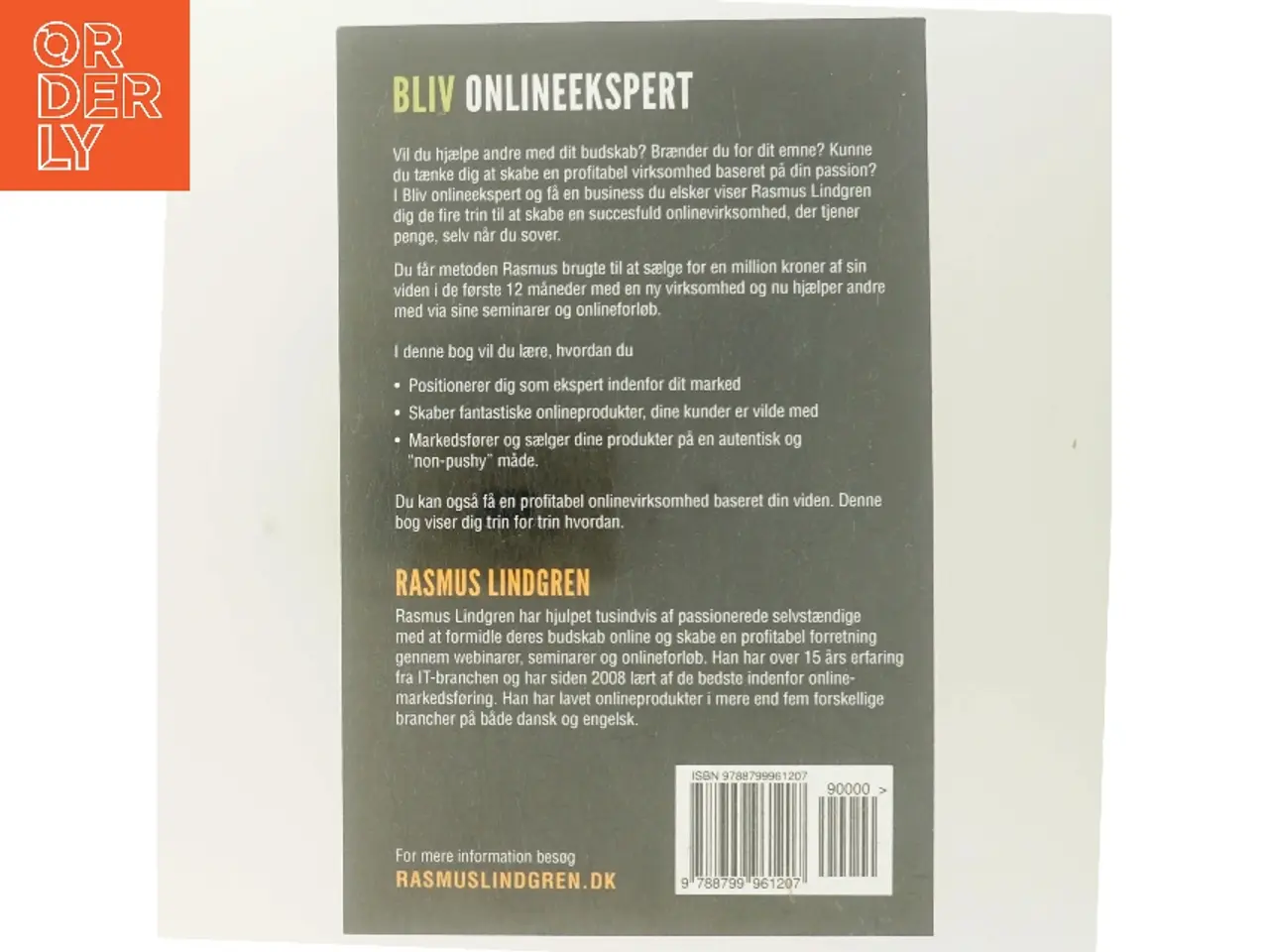 Billede 3 - Bliv Onlineekspert Og Fa En Business Du Elsker (Paperback) af Rasmus Lindgren (Bog)