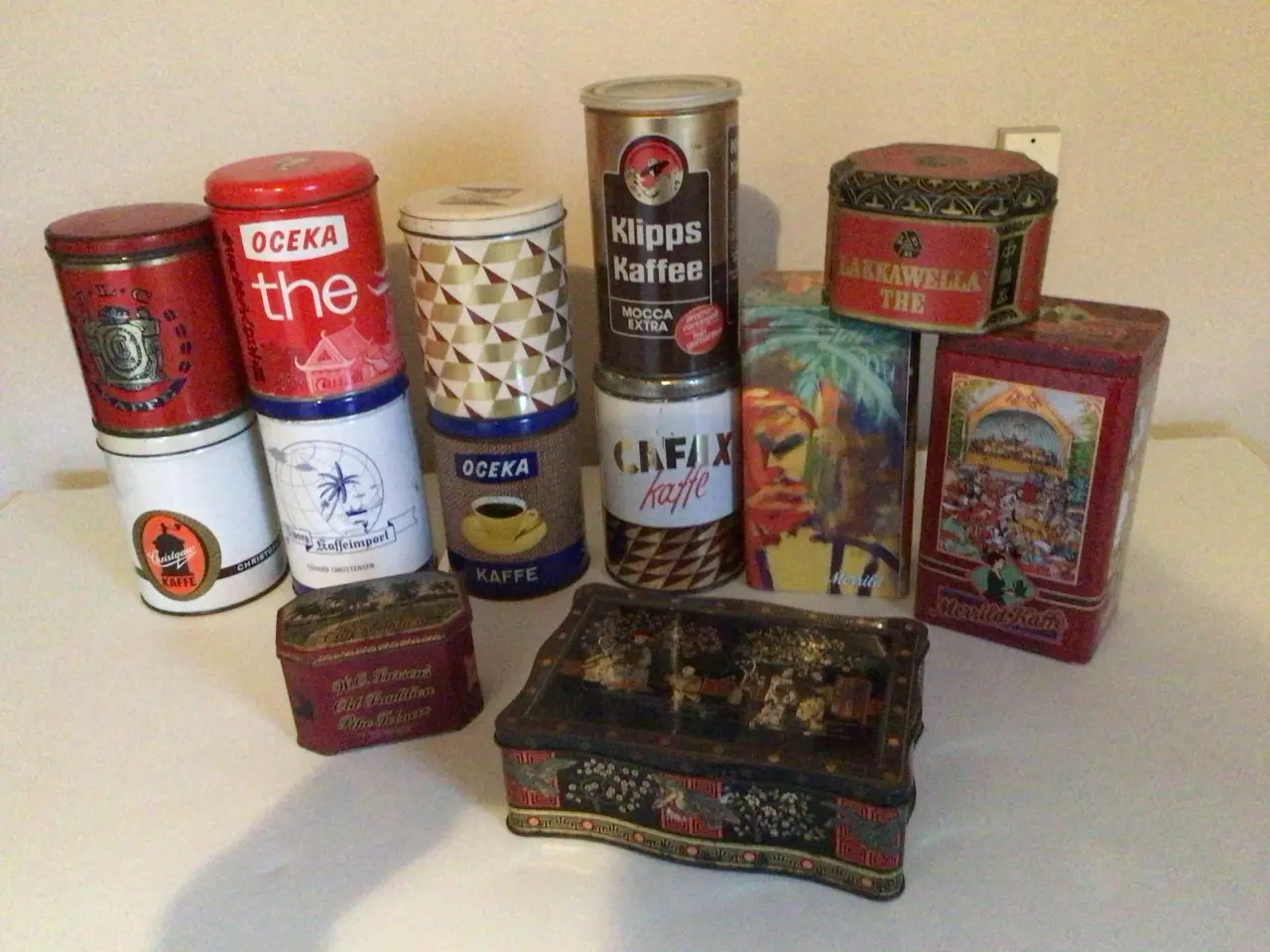 Billede 1 - Kaffedåser fra gl. samling