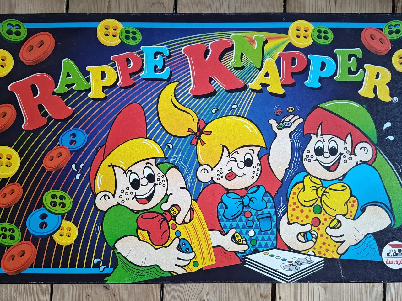 Billede 1 - Rappe Knapper Brætspil