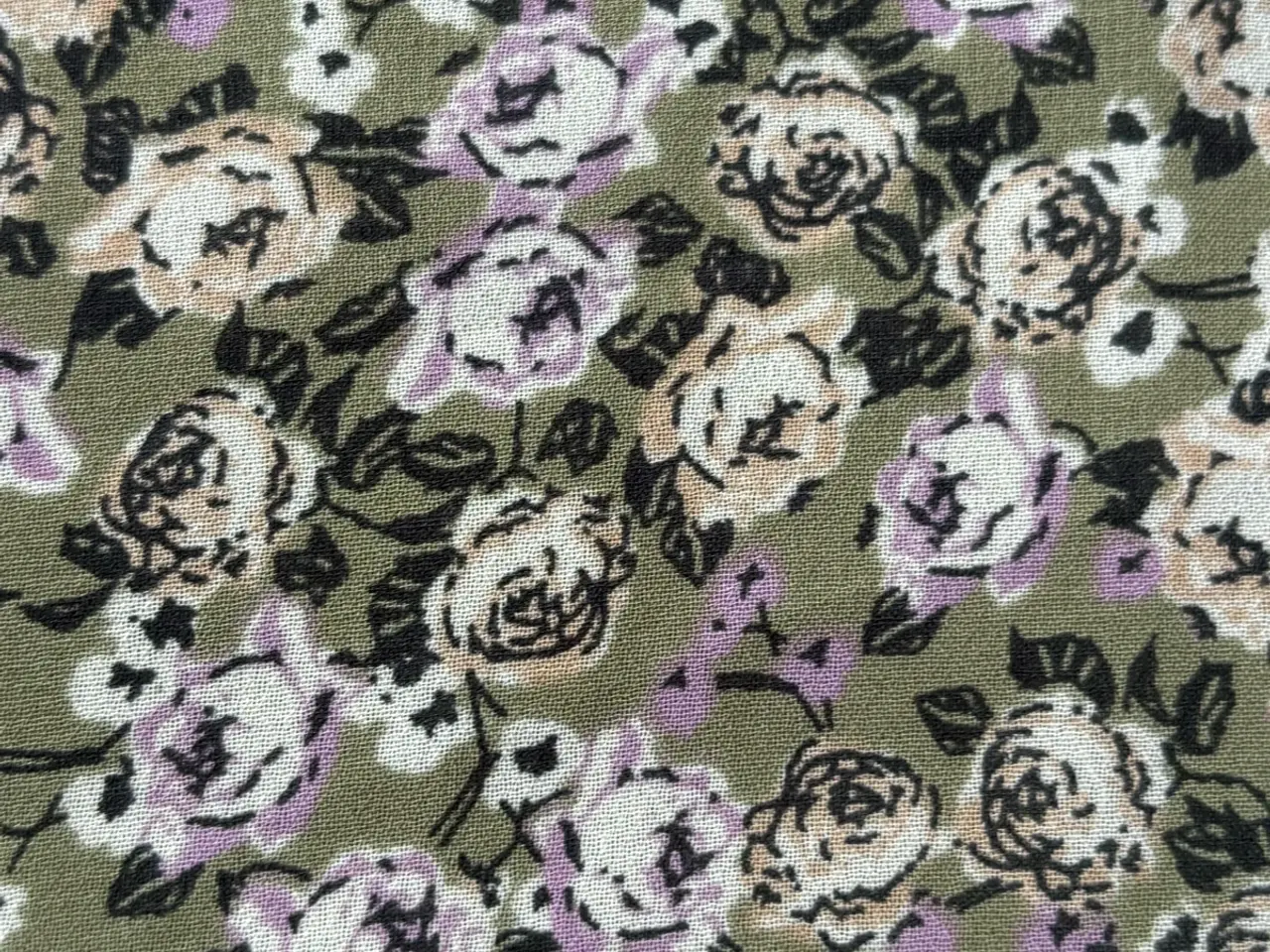 Billede 7 - H&M kjole i polyester, str 152, grøn små blomster
