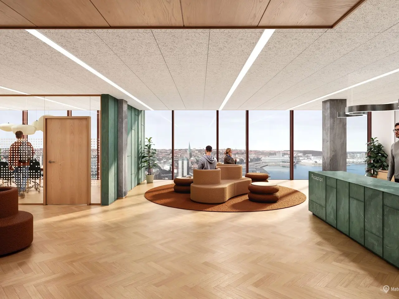 Billede 1 - Danmarks højeste kontorhus i Aarhus C