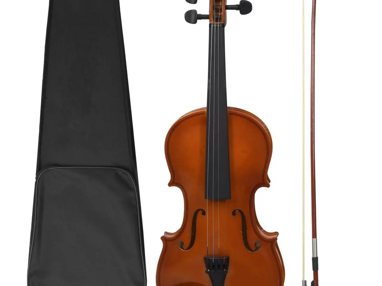 Billede 1 - Violinsæt 4/4 med bue, hagestøtte og taske