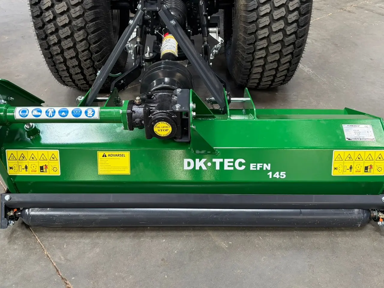Billede 1 - DK-TEC 145 cm EFN NY Slagleklipper med pto aksel, samlet og klar til at køre med