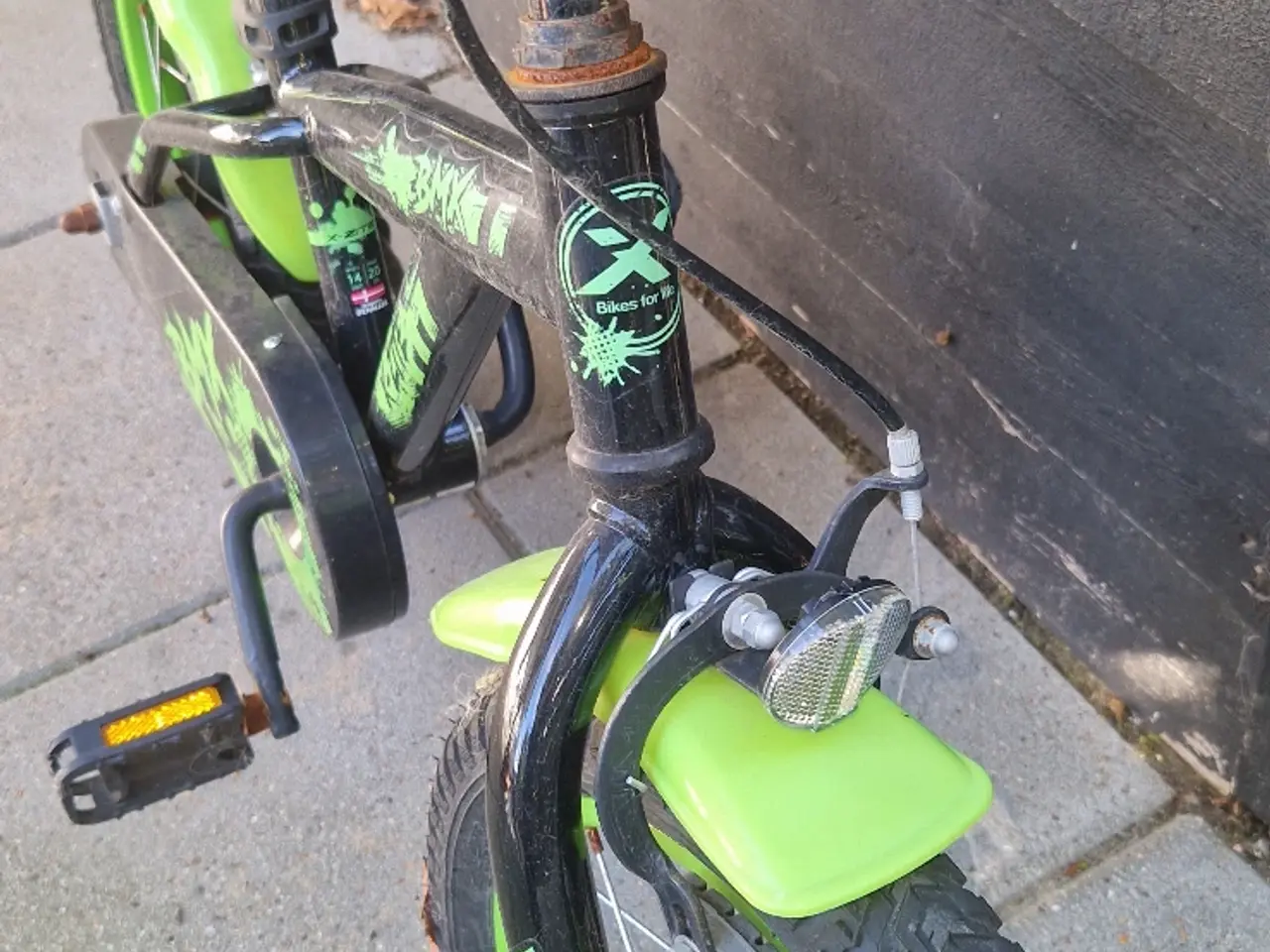Billede 8 - X-ZITE BMX børnecykel 14" sort/grøn