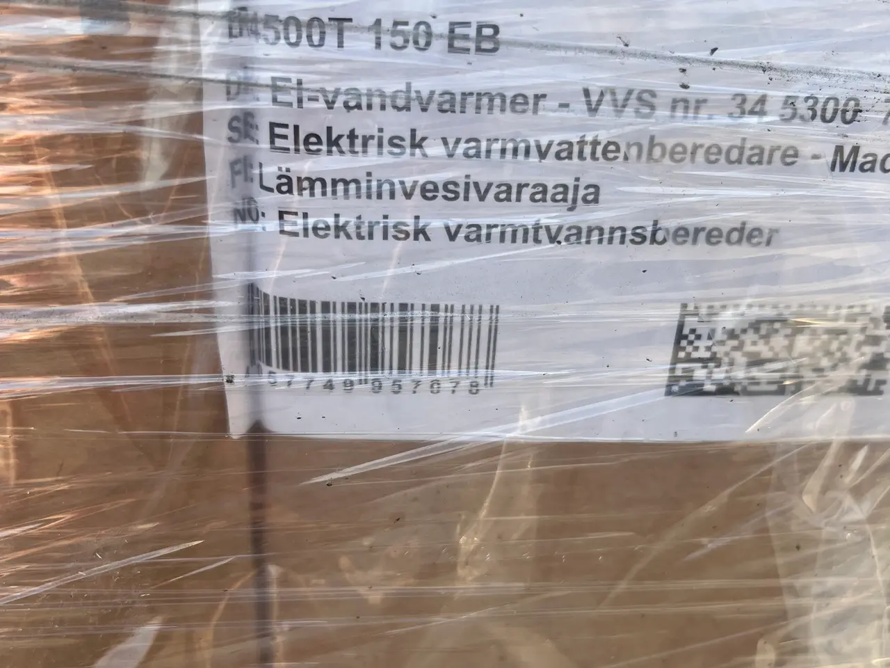 Billede 1 - El vandvarmer NY