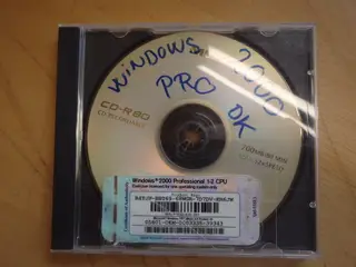 Microsoft Windows 2000 Professionel DK