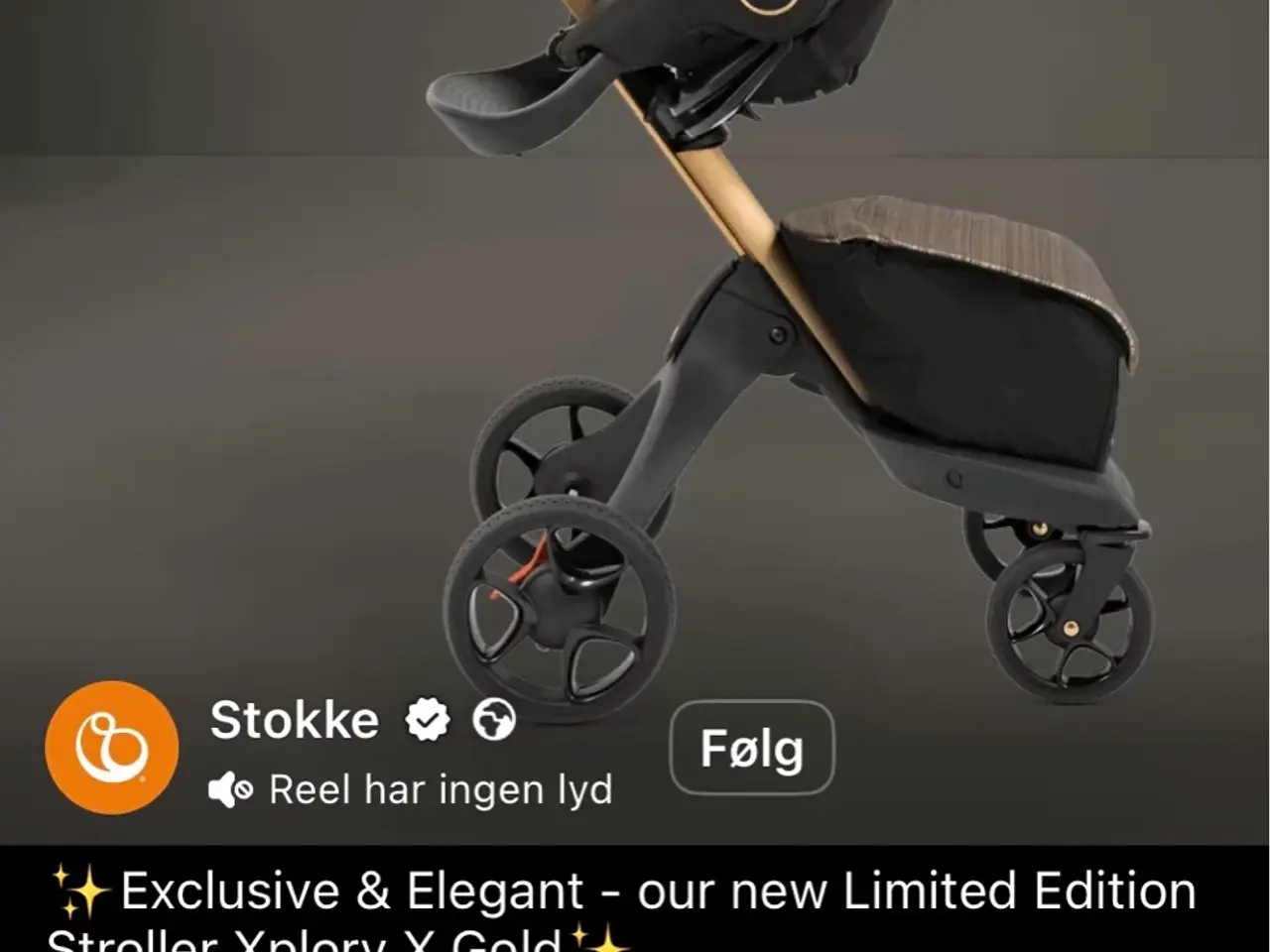 Billede 2 - Stokke Xplory X Gold / Black kombivogn