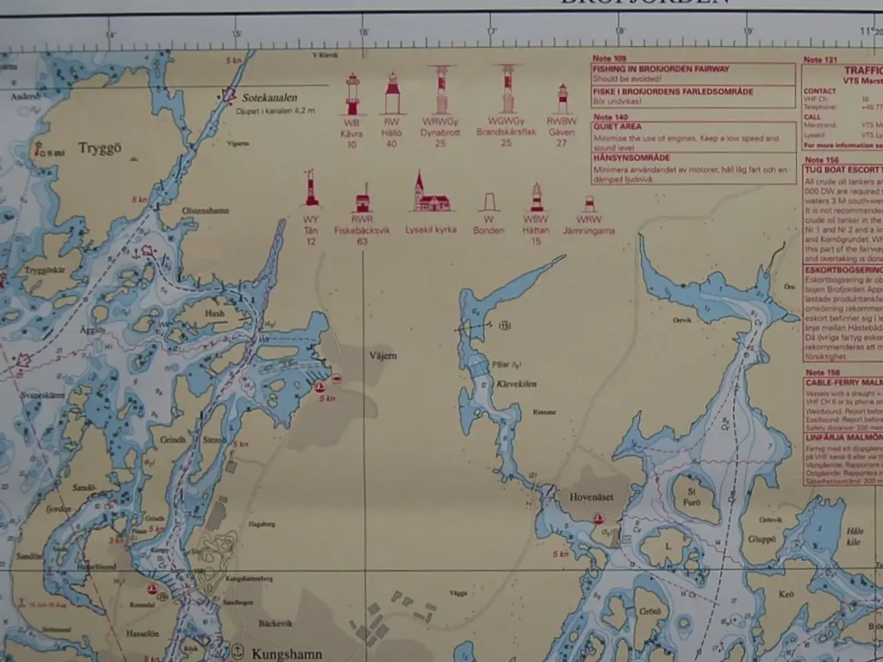 Billede 2 - Svensk Søkort 9331 Skagerrak Brofjorden