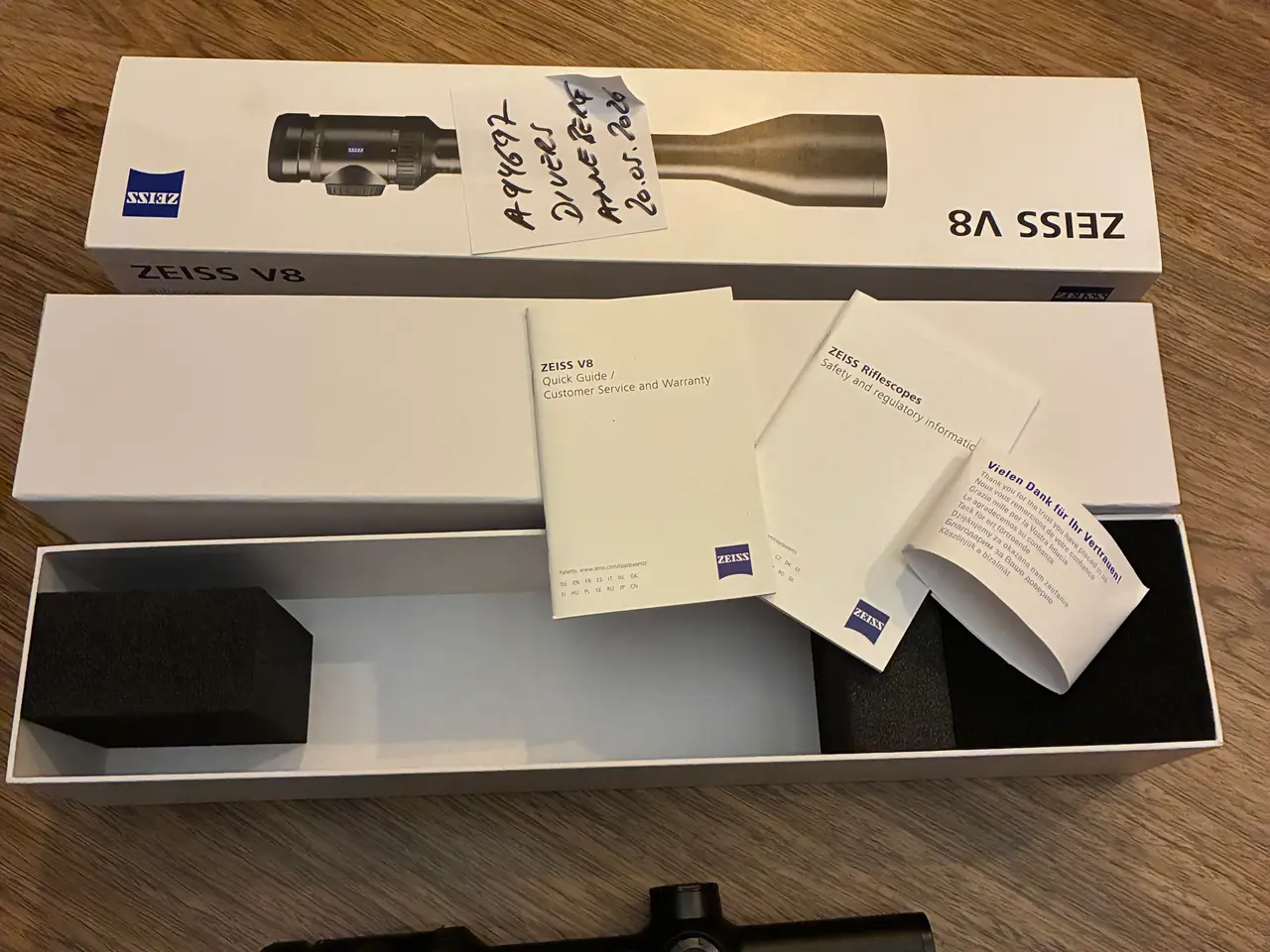 Billede 6 - Zeiss V8 1.1-8x24 med skinne og lys