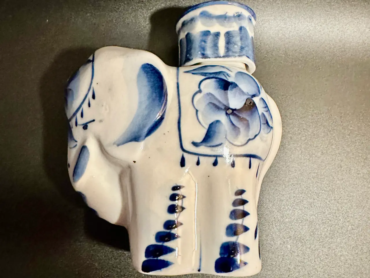 Billede 4 - Vintage håndmalede genstande af porcelæn.