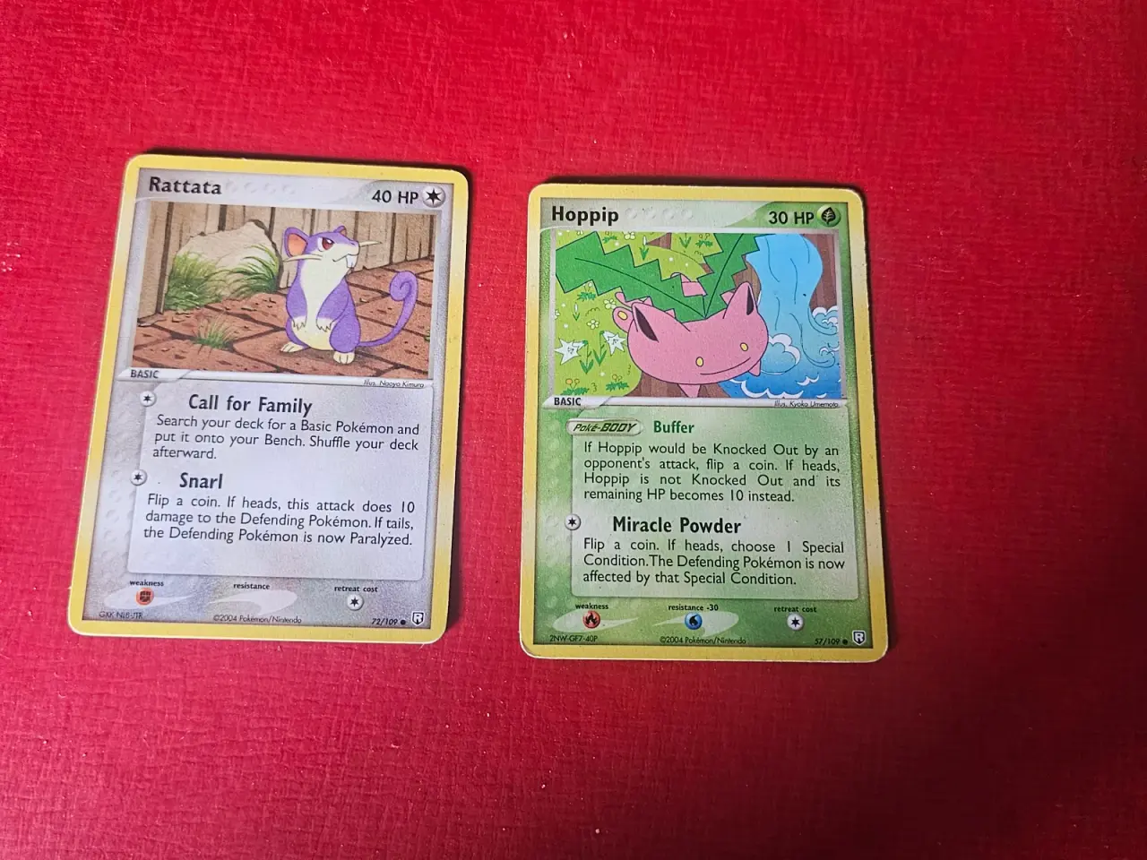 Billede 1 - Pokémon kort fra EX Team Rocket Returns serien.