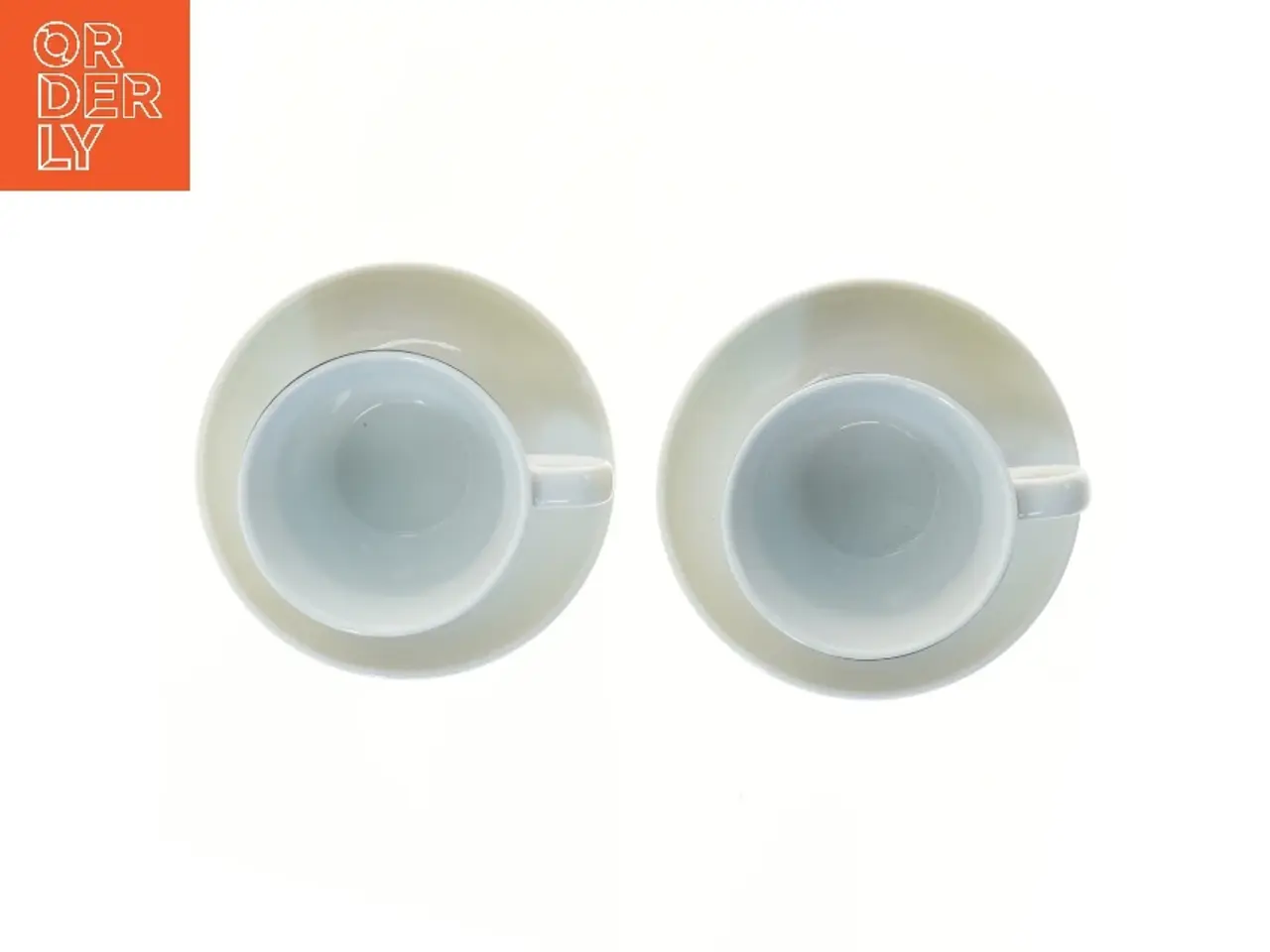 Billede 2 - Kaffekopper og underkopper fra Maisons (str. 2 stk Ø 9 & 14 cm)