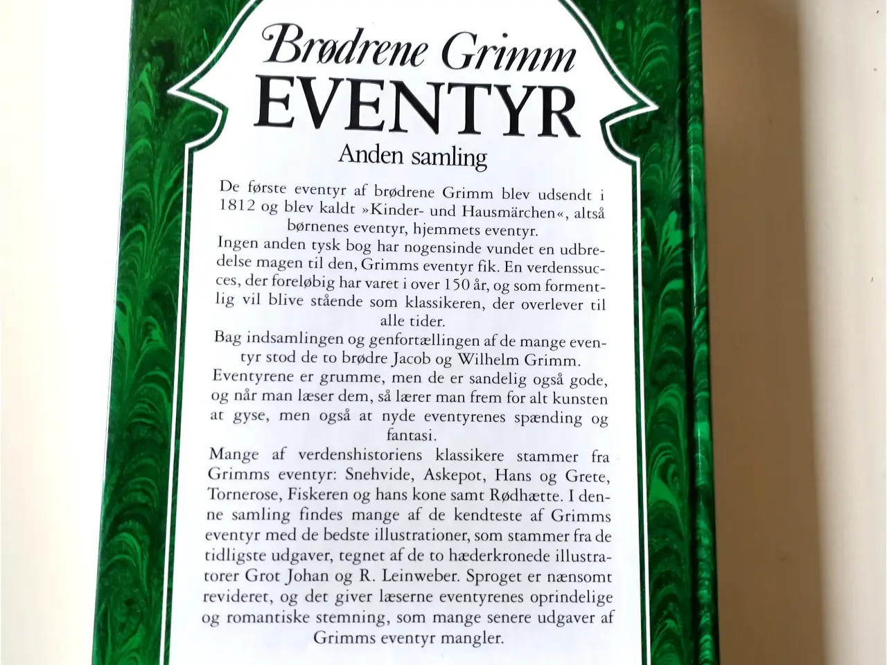 Billede 2 - Brødrene Grimm. Eventyr - anden samling.