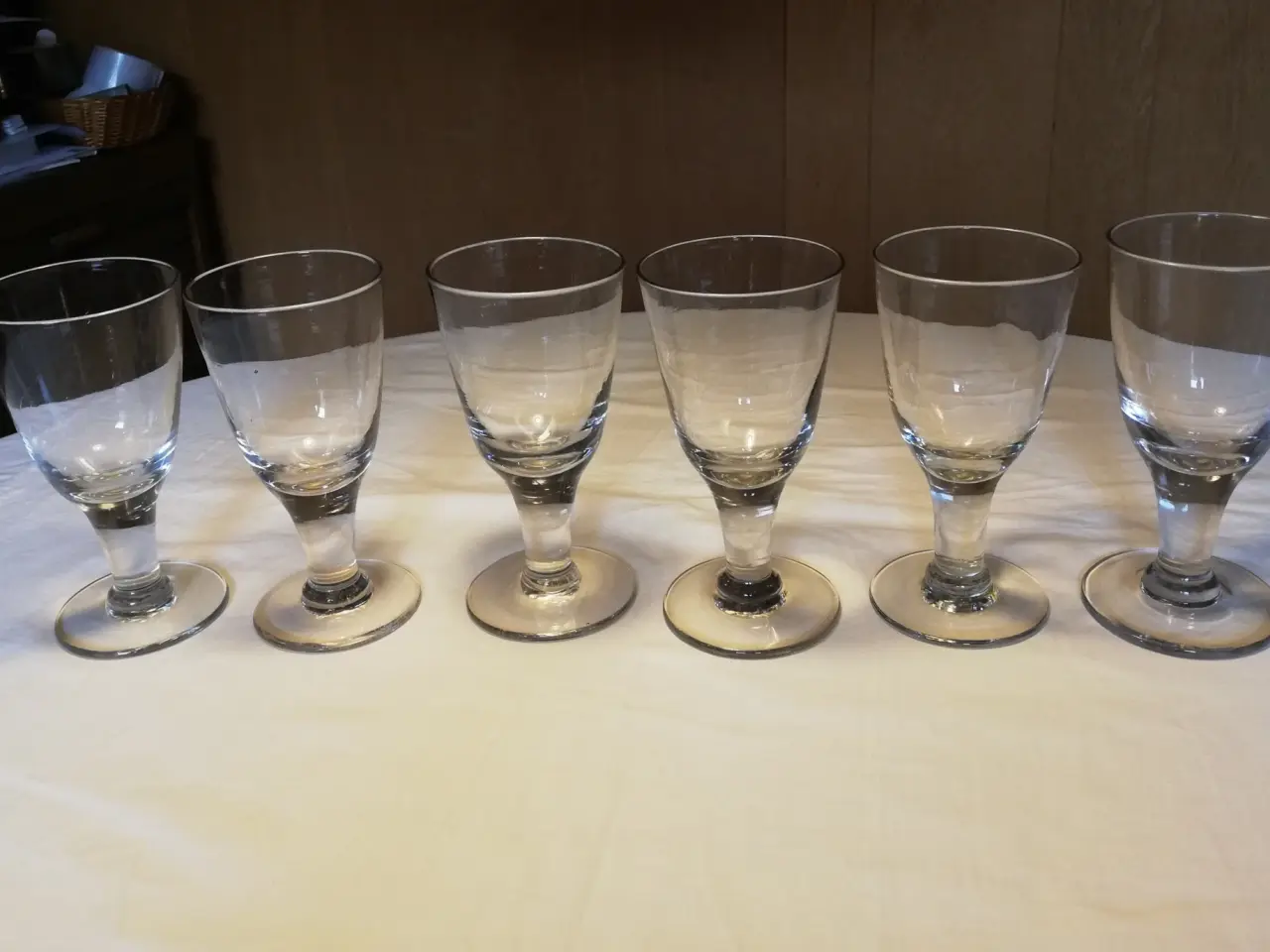 Billede 2 - 6 antikke Absalon glas fra Kastrup/Holmegaard