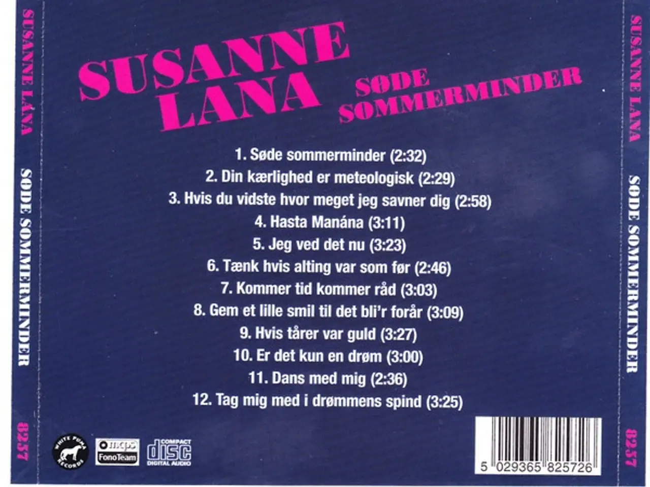Billede 2 - Susanne Lana – Søde Sommerminder – CD