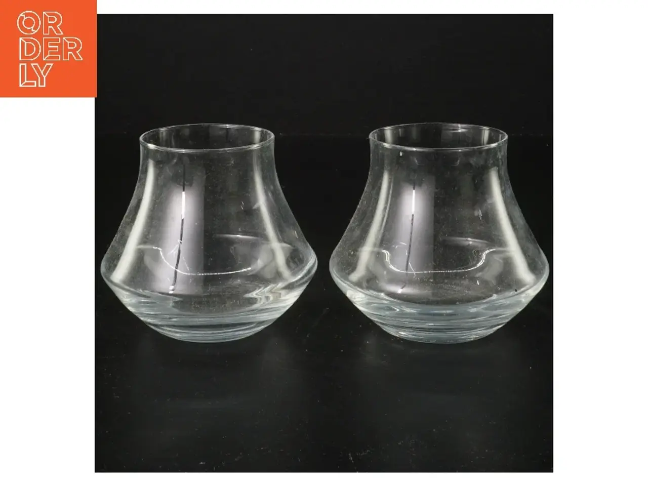 Billede 1 - Klare glasvaser sæt fra Diplomatico (str. Ø 10 cm)