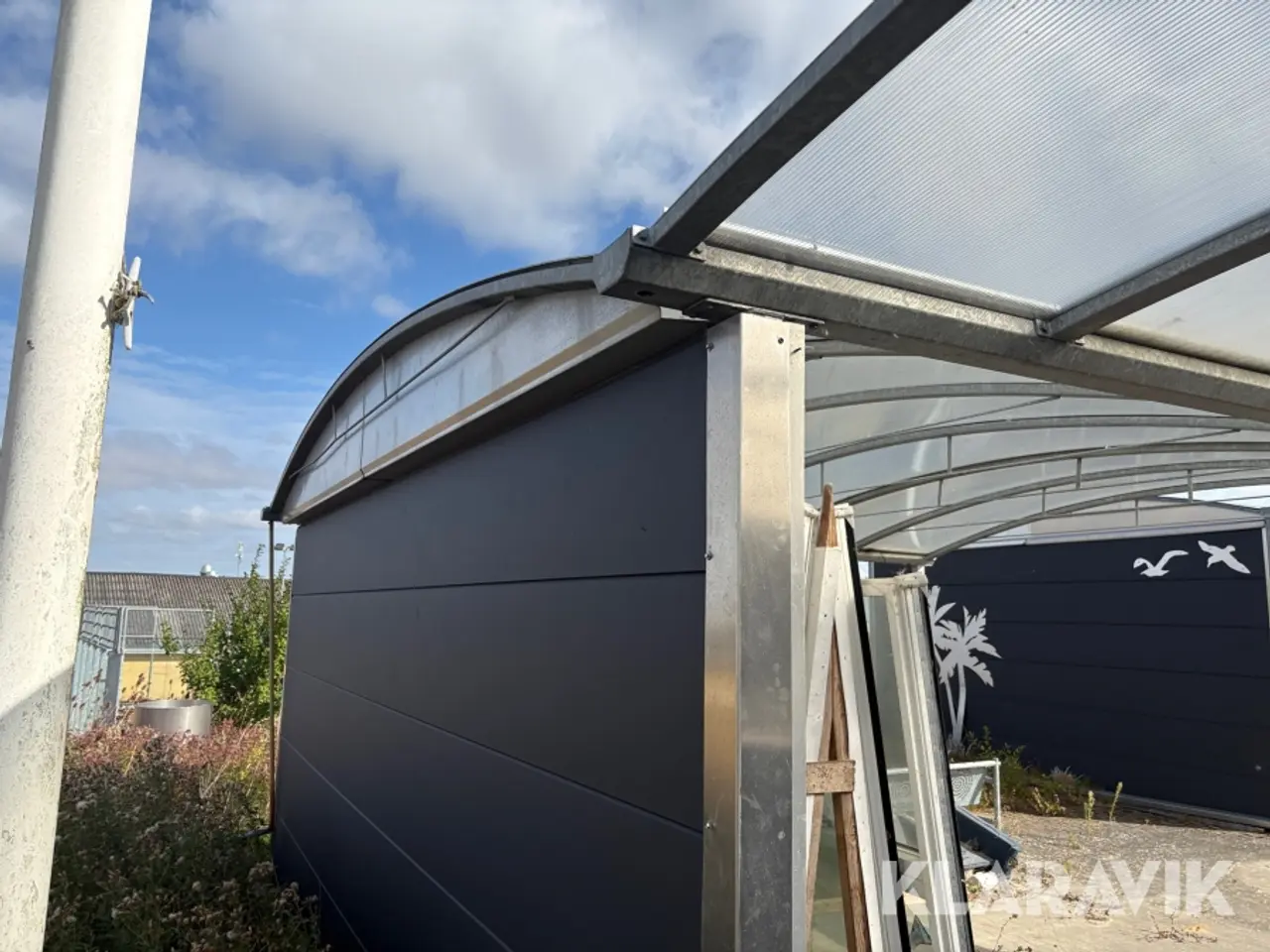 Billede 11 - Carport med buet overdækning