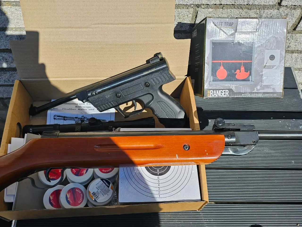 Billede 5 - Luftpistol og luftgevær med kikkertsigte 