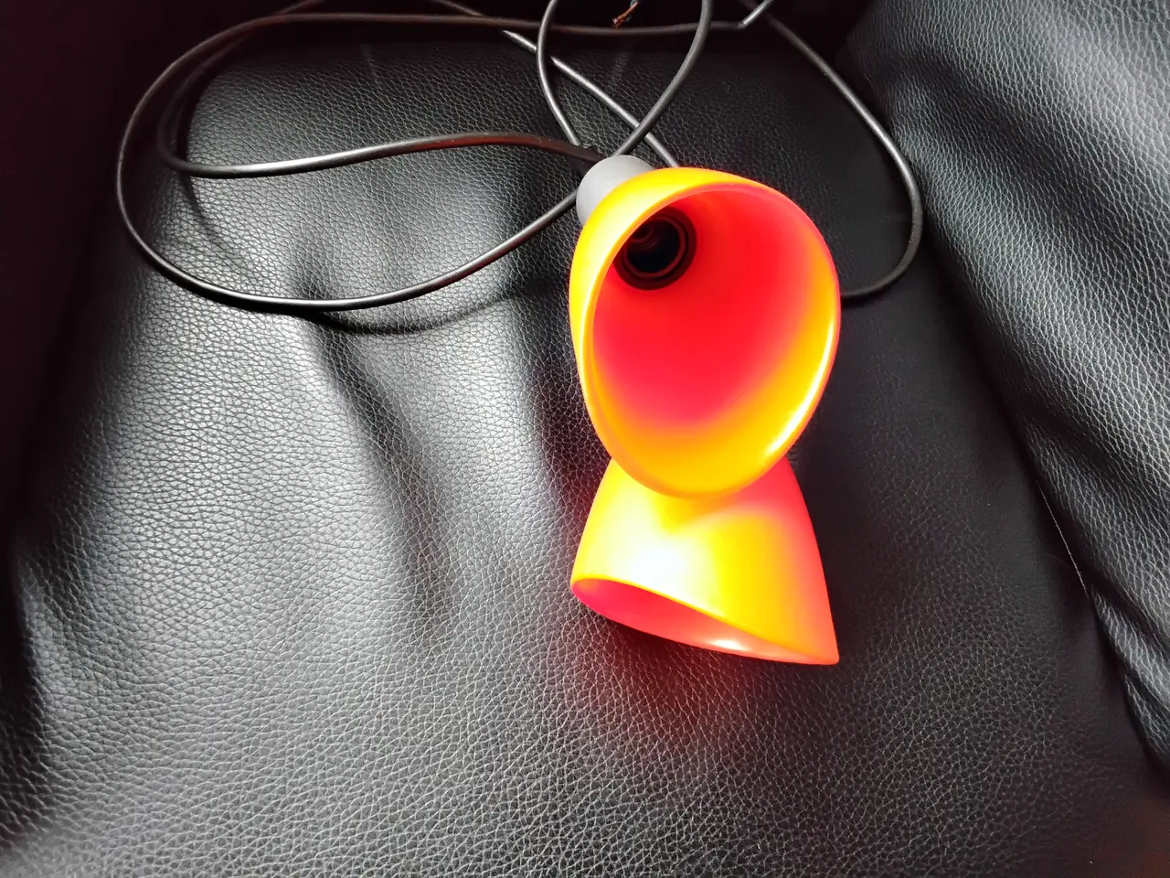 Billede 5 - Fine orange lamper til over sofabordet