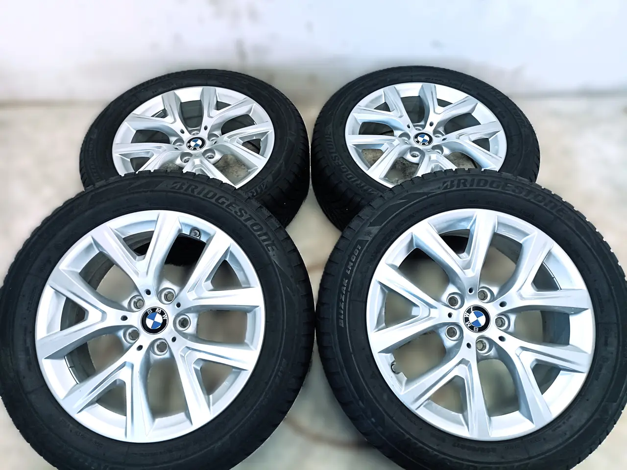 Billede 3 - 5x112 17" ET39 nav66,6ø BMW/MINI vinter fælge TPMS