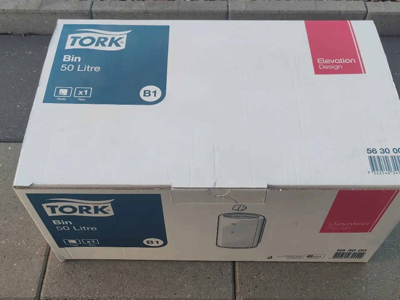 Billede 2 - Tork 50 L Affaldsbeholder Hvid B1