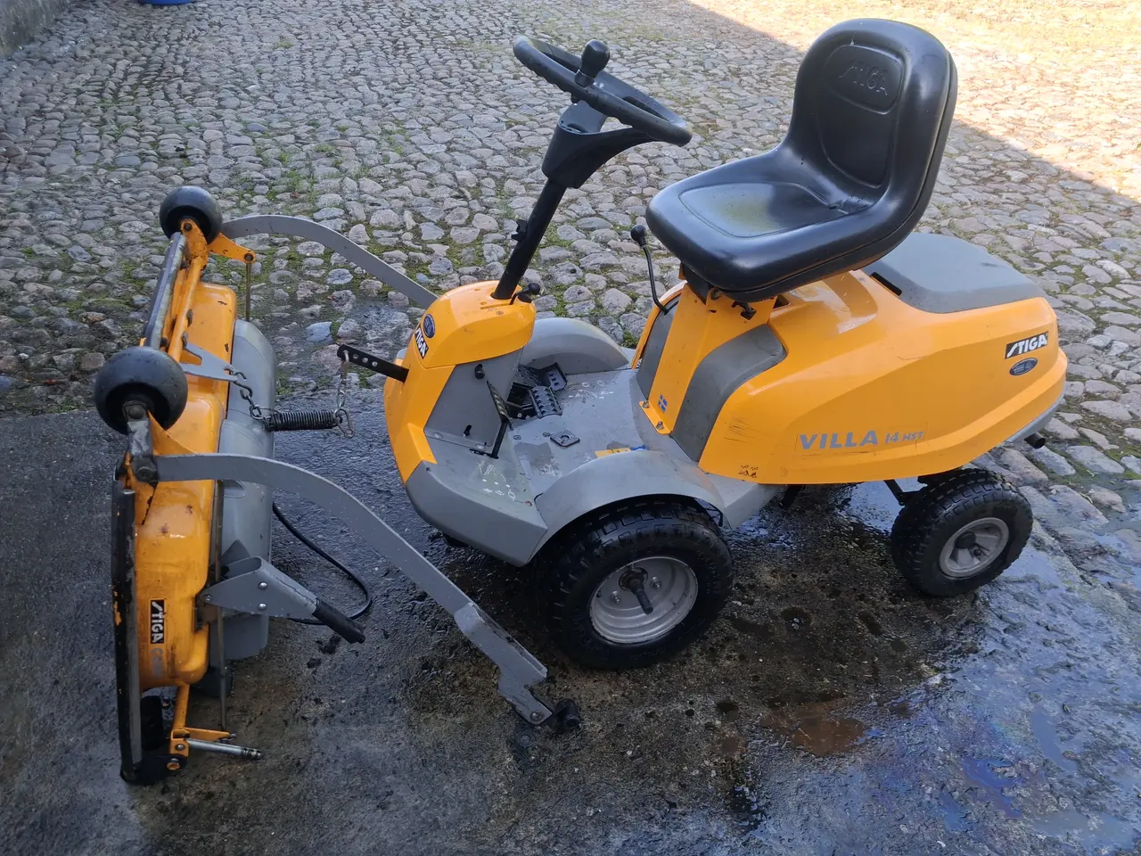 Billede 3 - Plæneklipper Stiga HST 14 med 95 cm combi klipper