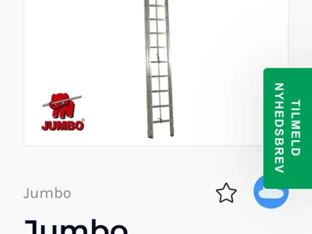 Billede 1 - Jumbo hejse stige