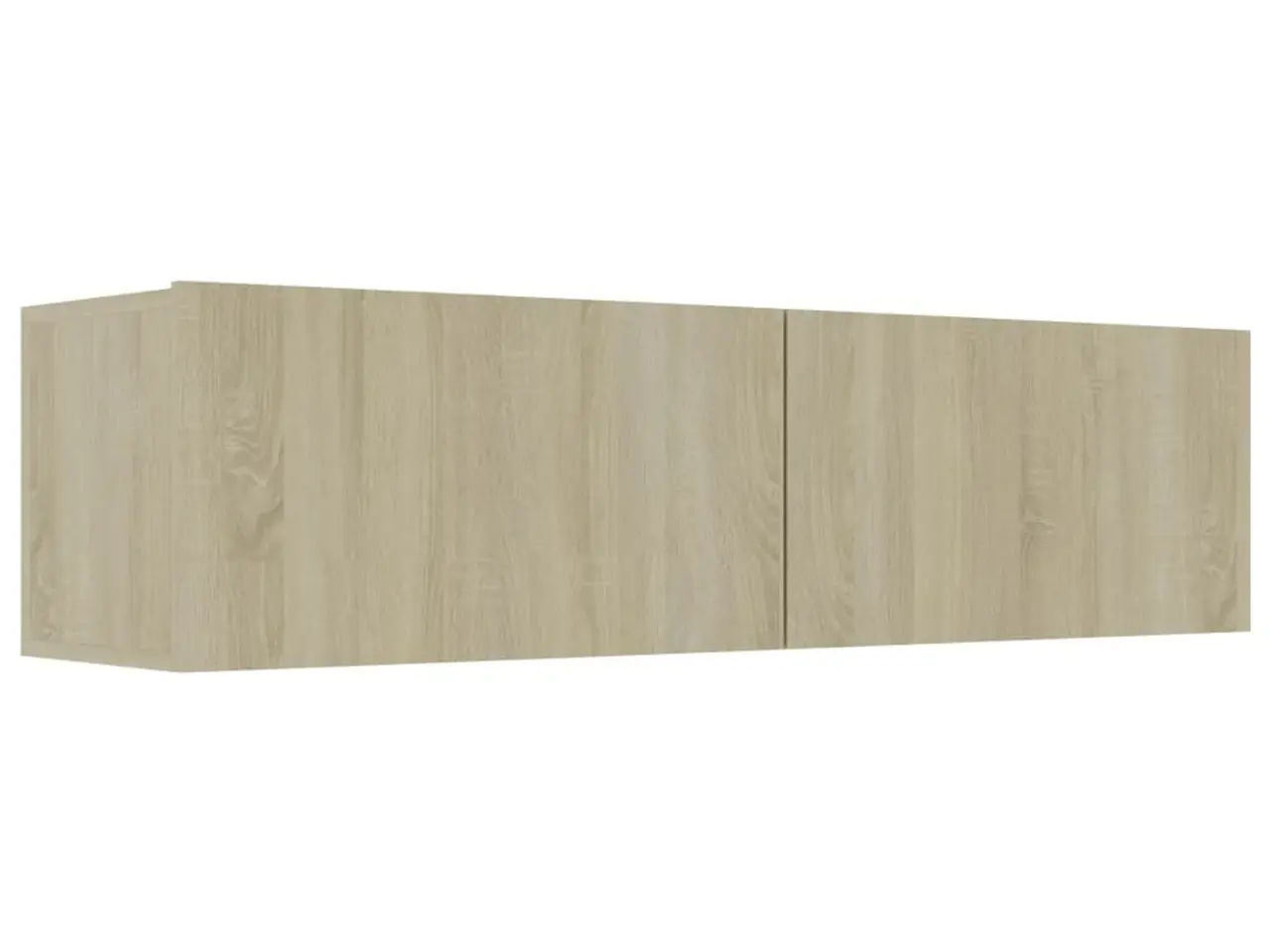 Billede 2 - Tv-bord 120x30x30 cm konstrueret træ sonoma-eg