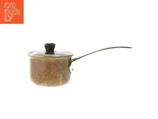 Kobbersaucegryde med låg (str. Ø 10 cm)