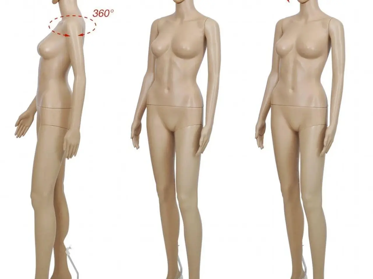 Billede 2 - Mannequin kvinde A - fuldkrops kvindelig mannequin, beige