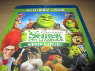 Blu-ray + Dvd. SHREK. Den Lykkelige. BYD.
