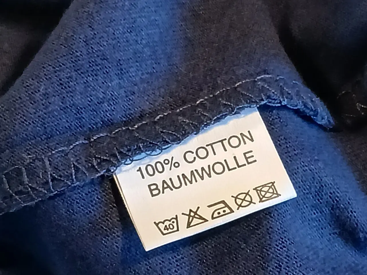 Billede 4 - Blå "Camus" T-shirt