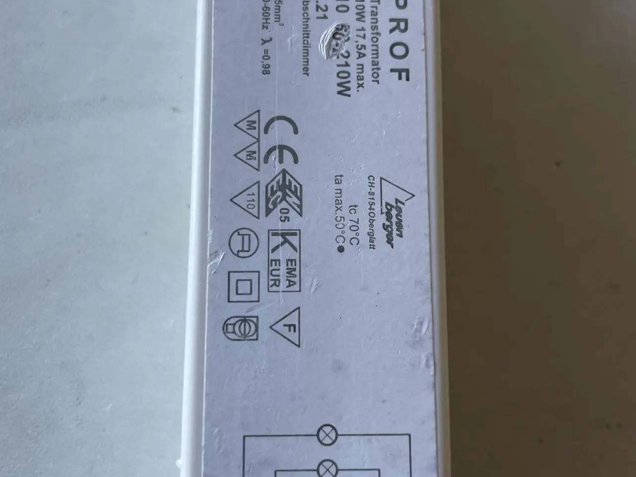 Billede 2 - tridonic Variprof TCL 2/18 elektronisk transformer