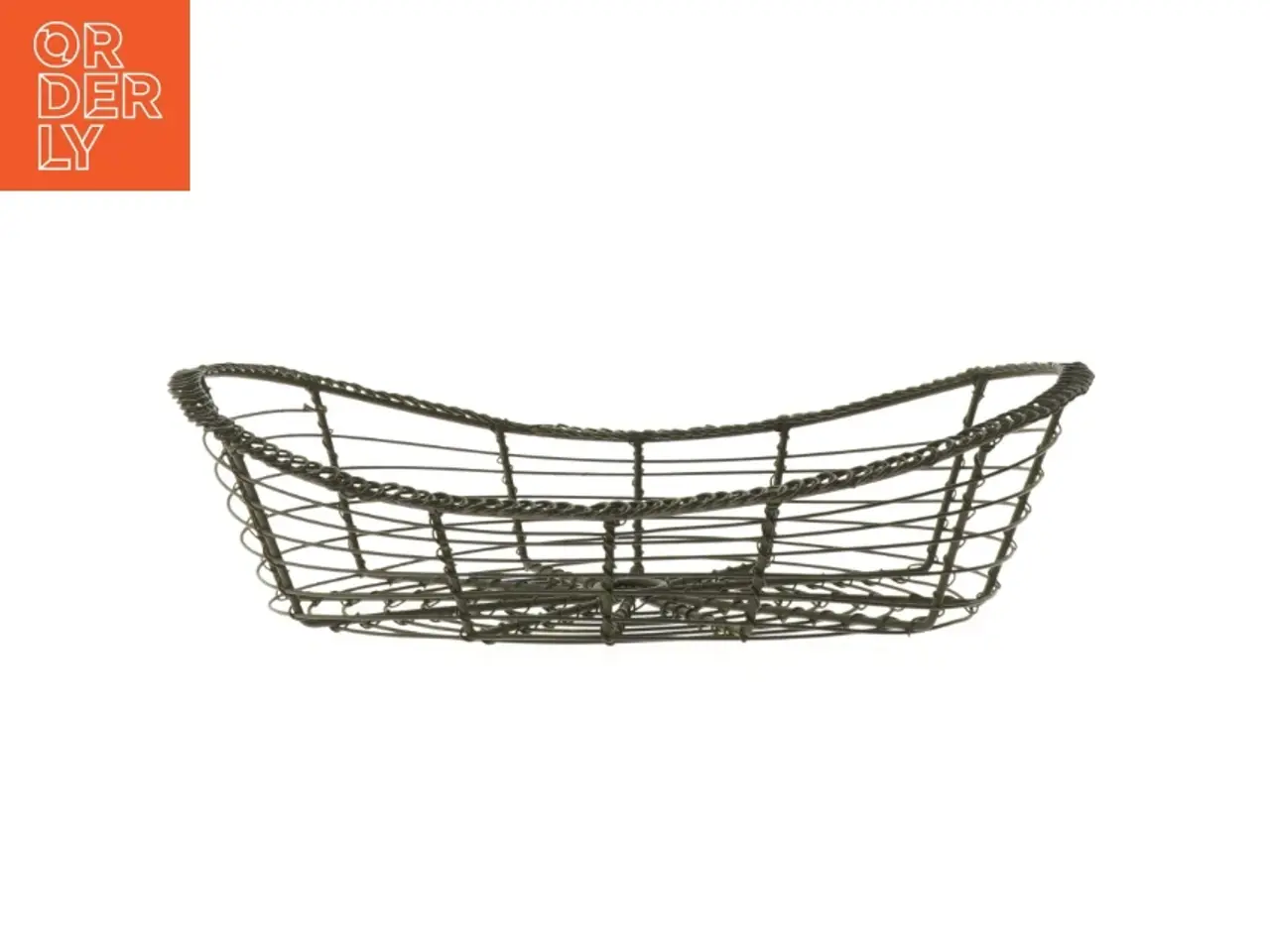 Billede 1 - Fil de Fer Metal frugtkurv (str. 30x17 cm)