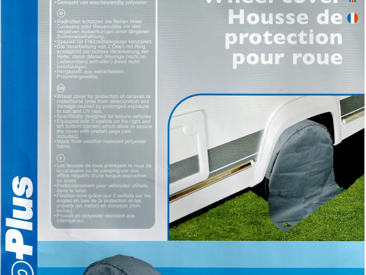 Billede 1 - 2 stk hjulkapsel til campingvogn/autocamper