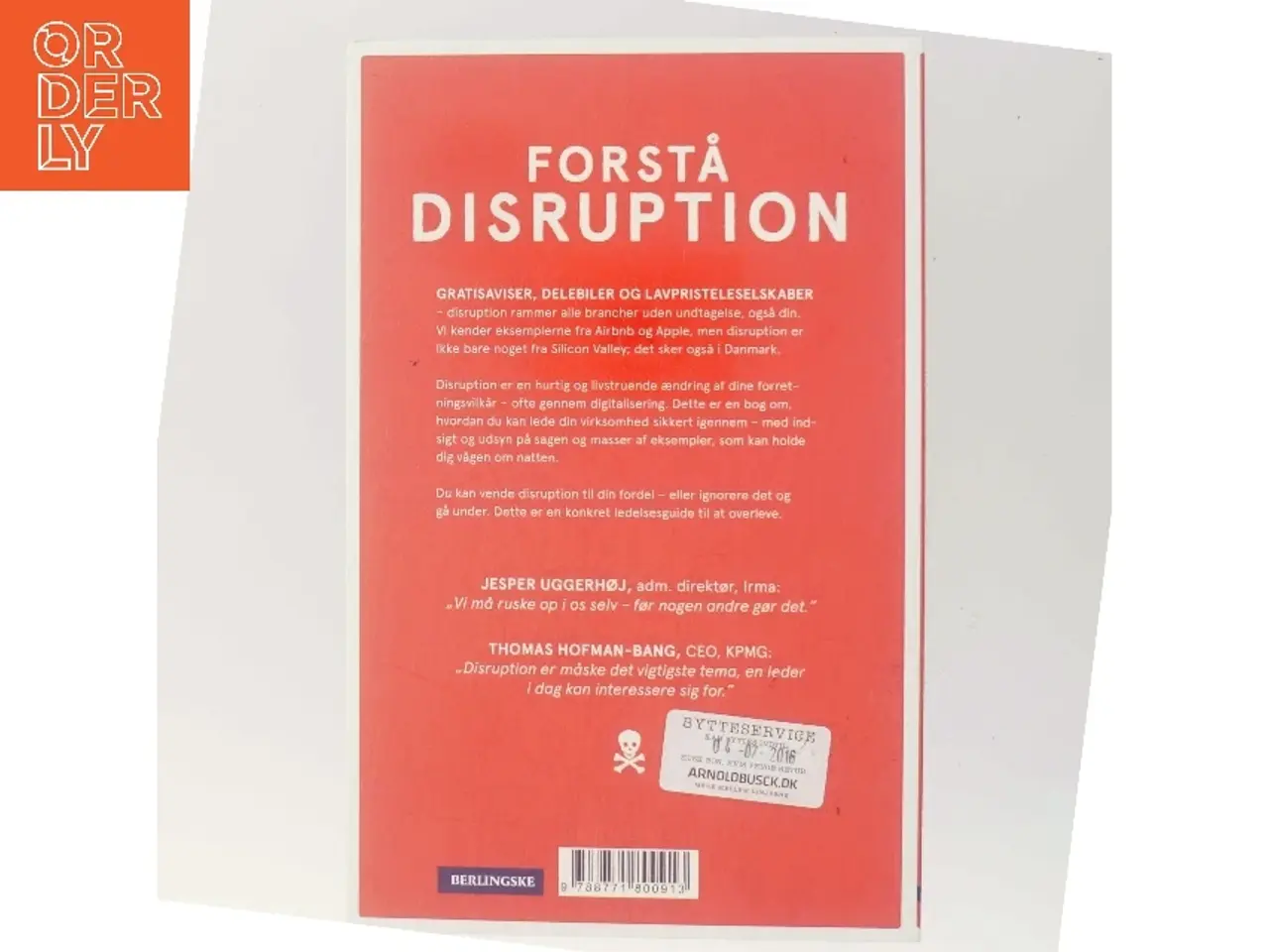 Billede 3 - Disrupt eller dø : en guide til din digitale ledelsesudfordring af Thomas Honoré (Bog)