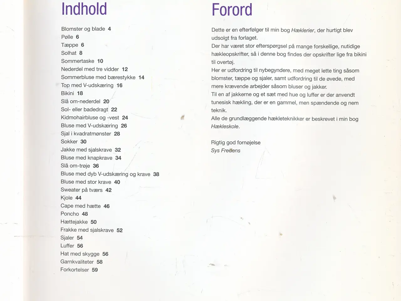 Billede 3 - NYE HÆKLERIER AF SYS FREDENS